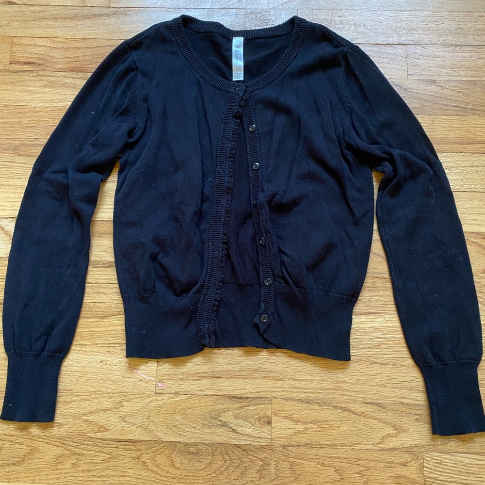 Kids black sweater.